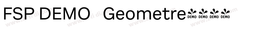 FSP DEMO   Geometre字体转换